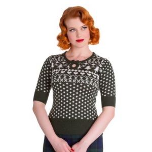 Hell Bunny Katherine Sweater size SMALL fits 4-6